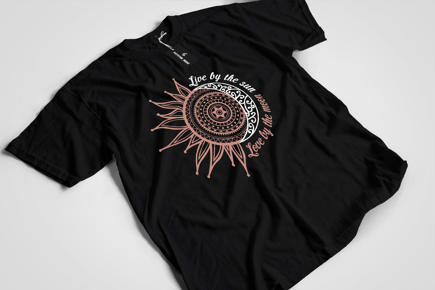 Love by the Moon Graphic Tee Shirt