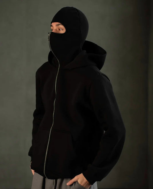 Balaclava Ninja Hoodie Zipper