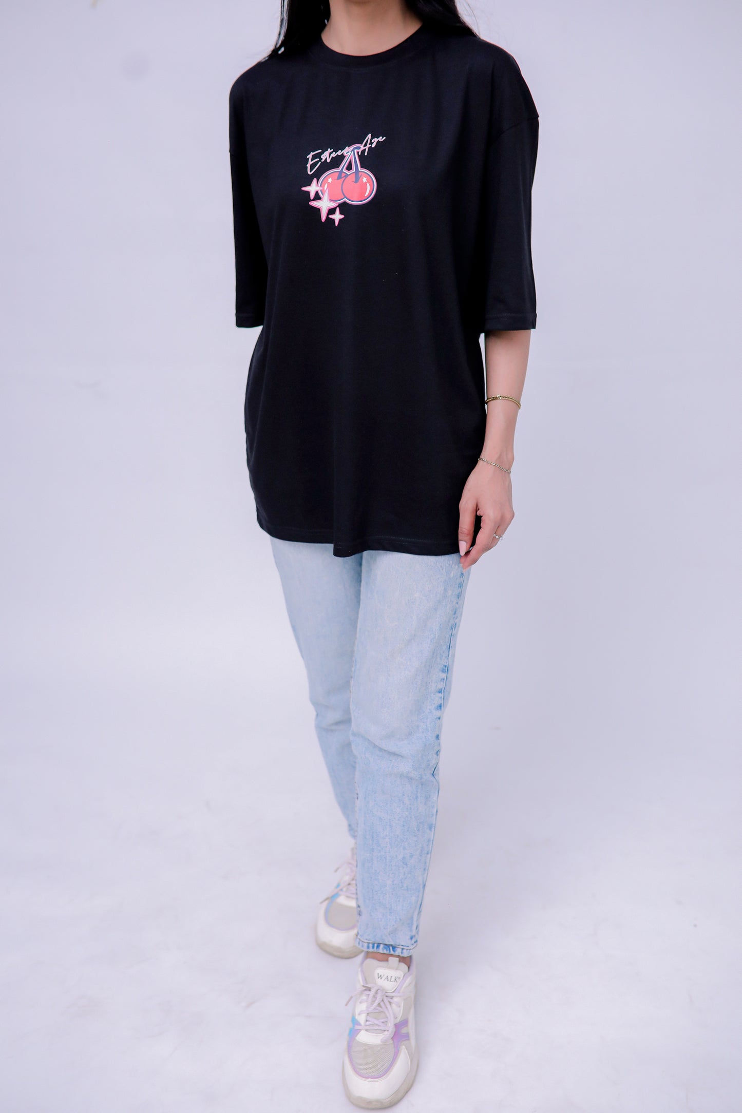 CHERRY Oversized Tee Shirt