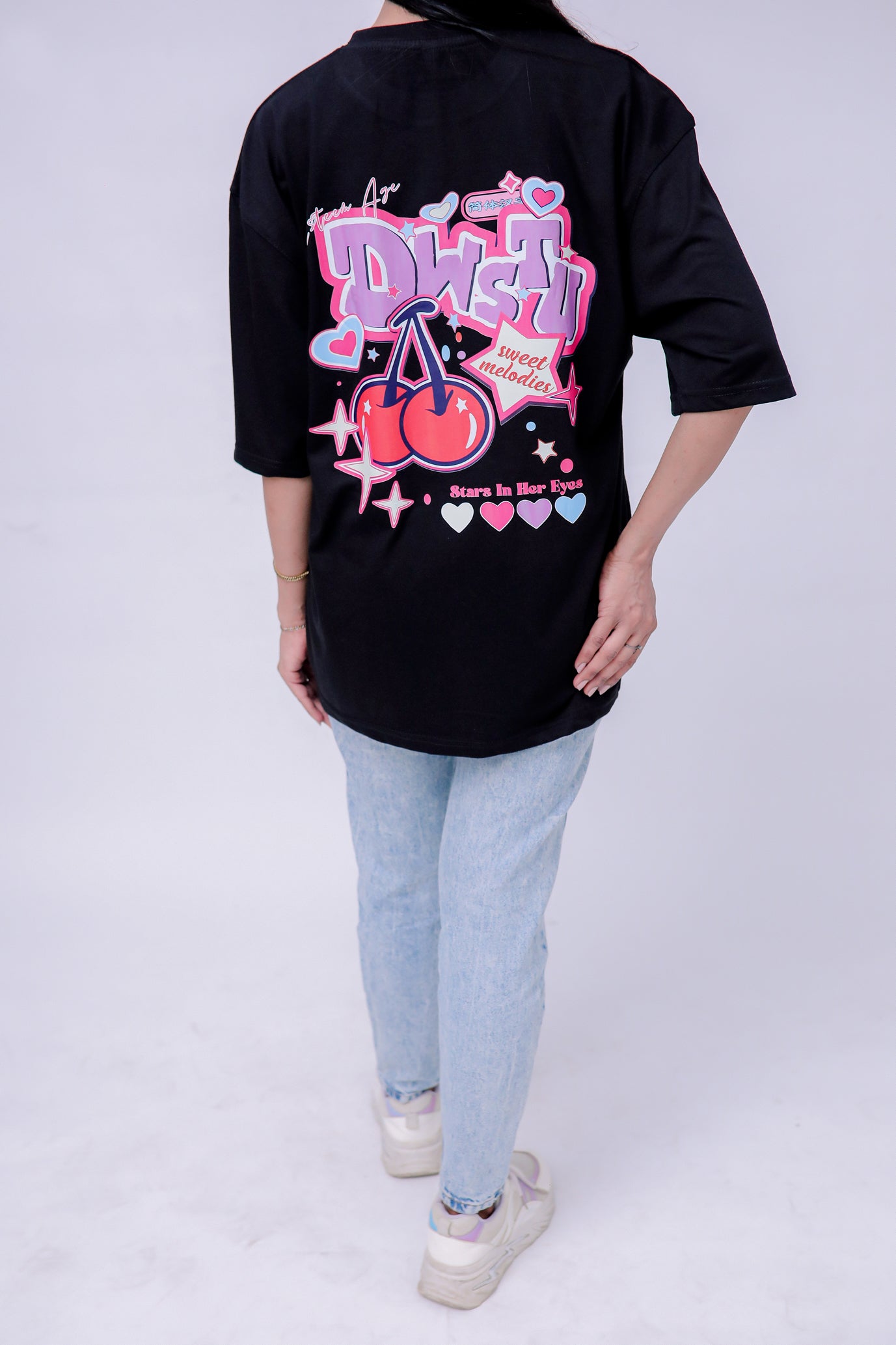CHERRY Oversized Tee Shirt