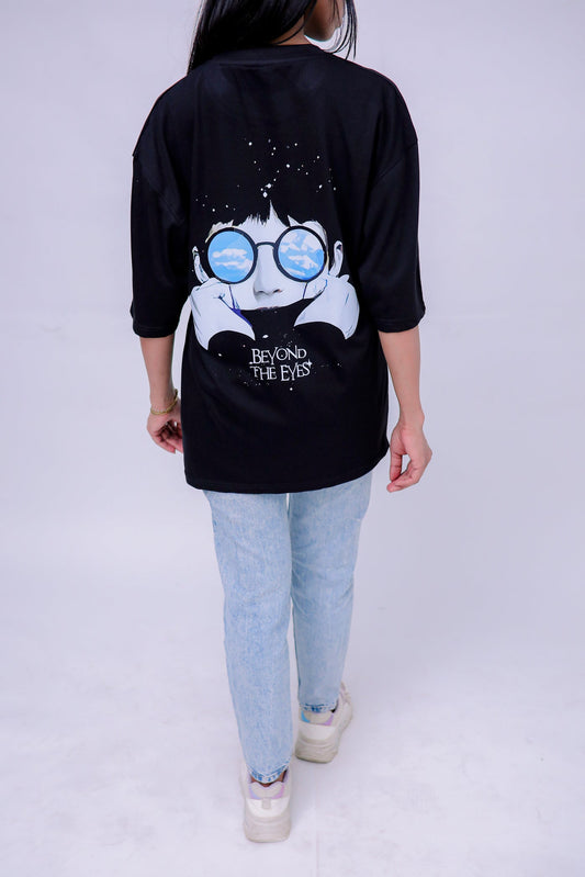 BEYOND THE EYES Oversized Tee Shirt