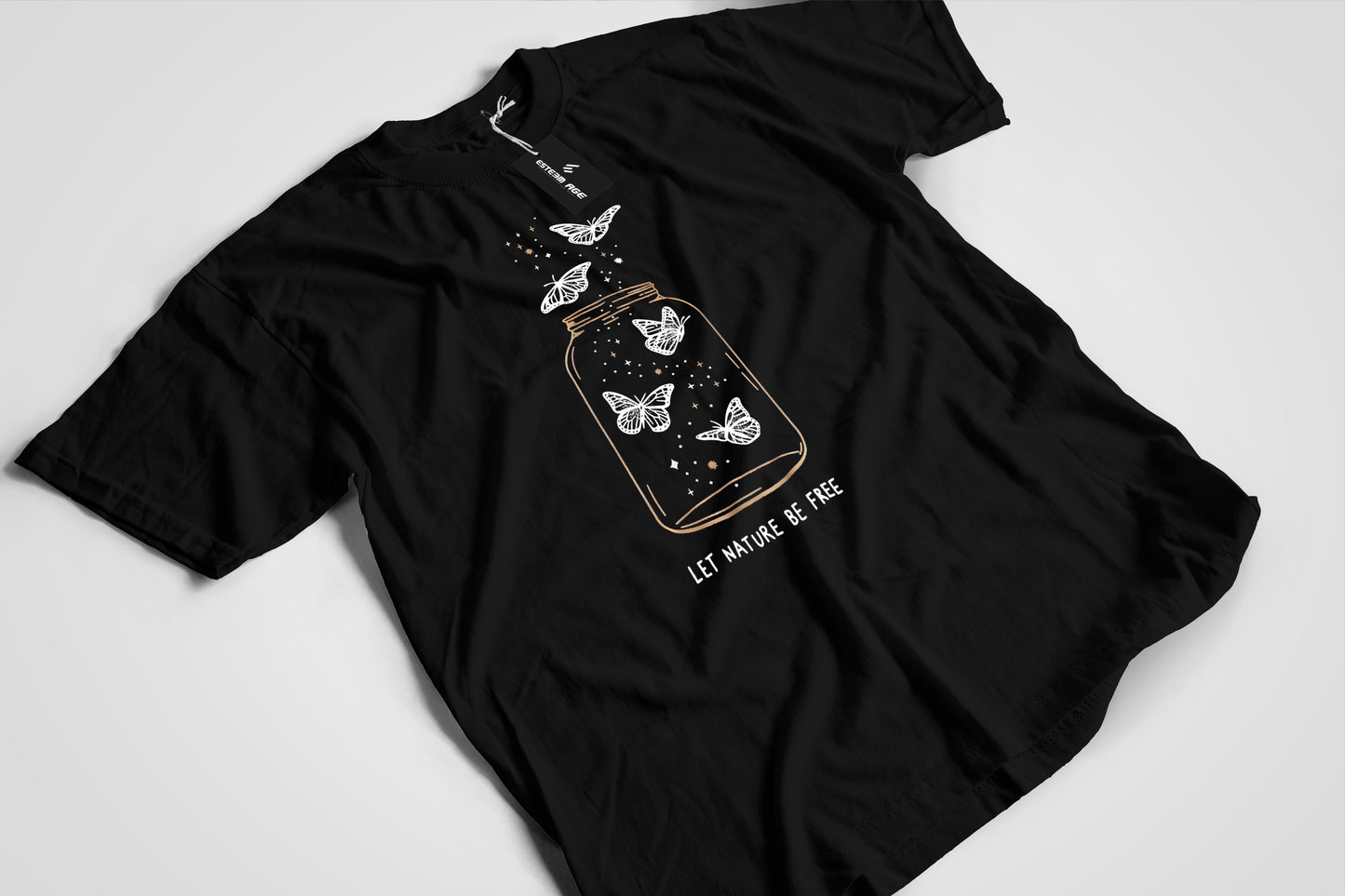 Let Nature be Free Graphic Tee Shirt