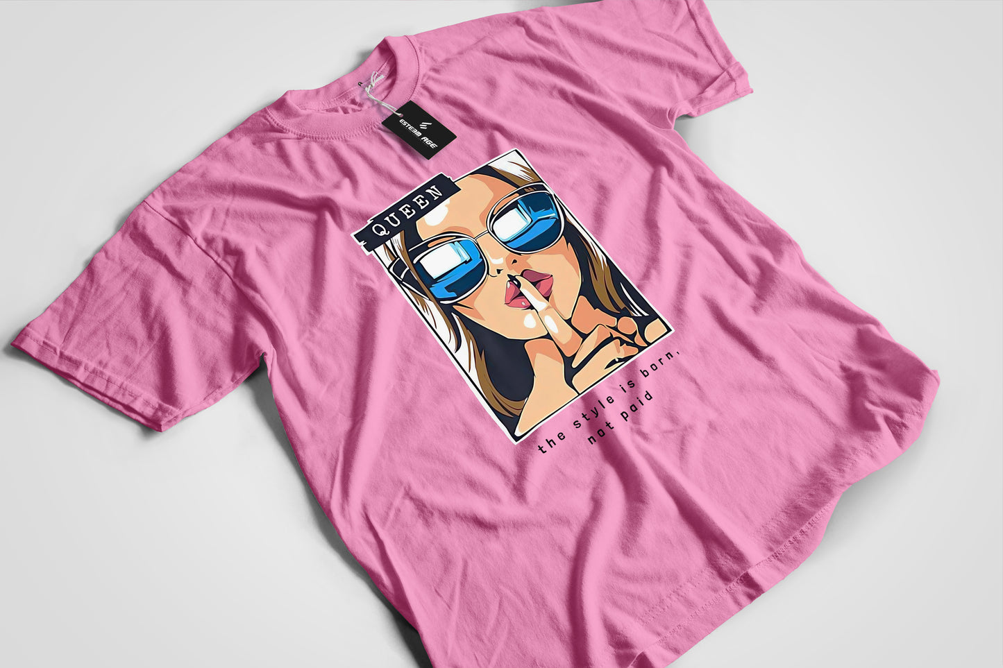 The Style is Born not Paid Graphic Tee Shirt