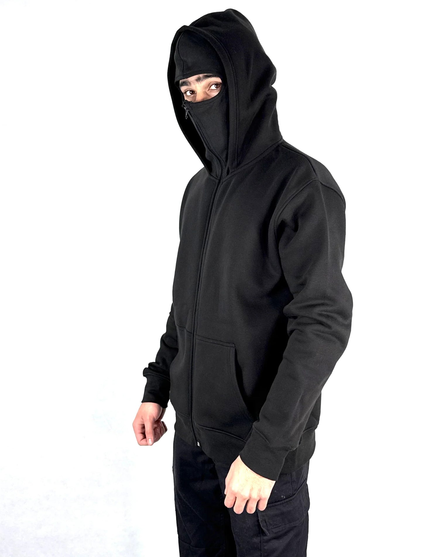 Balaclava Ninja Hoodie Zipper