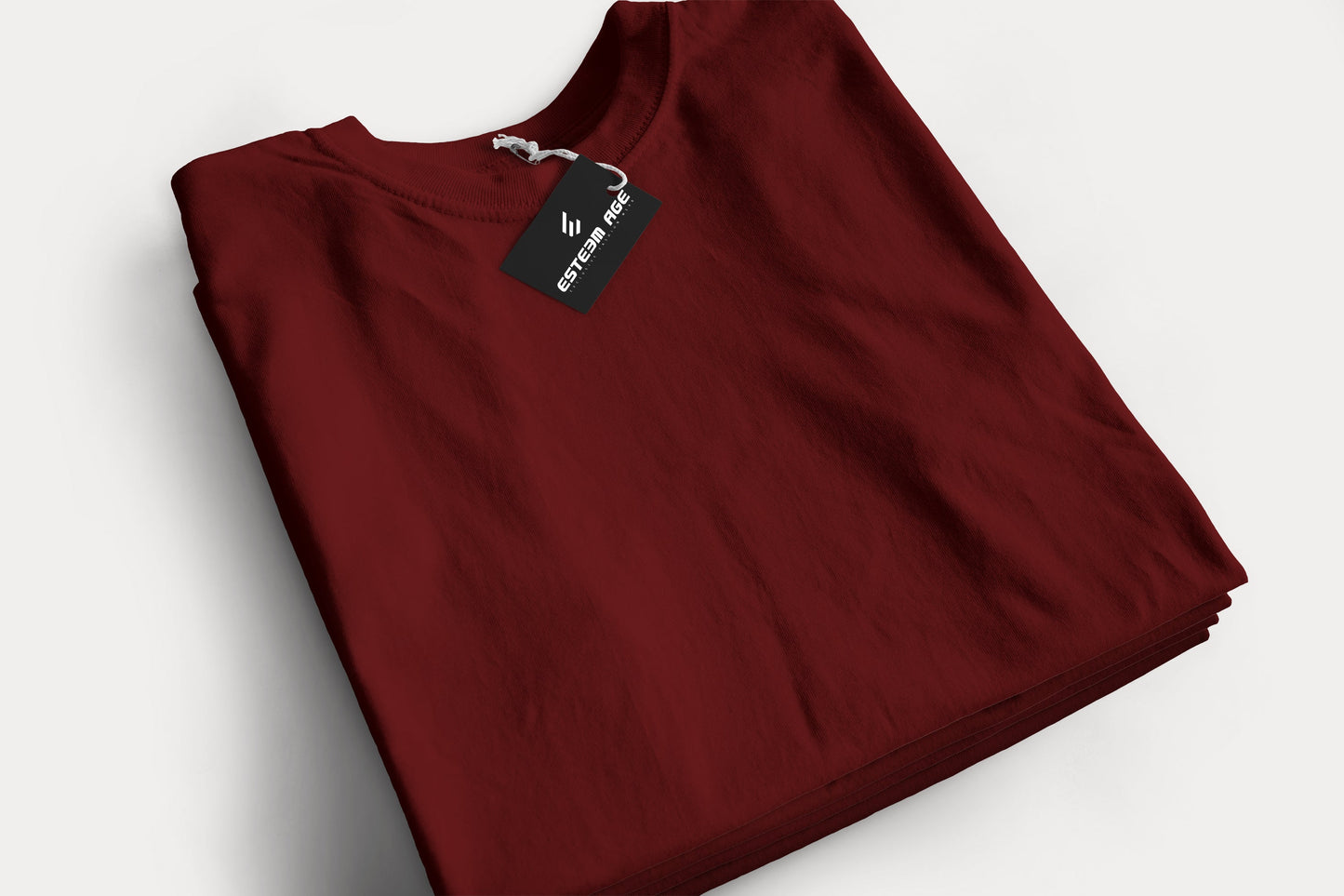 Maroon Basic Tee