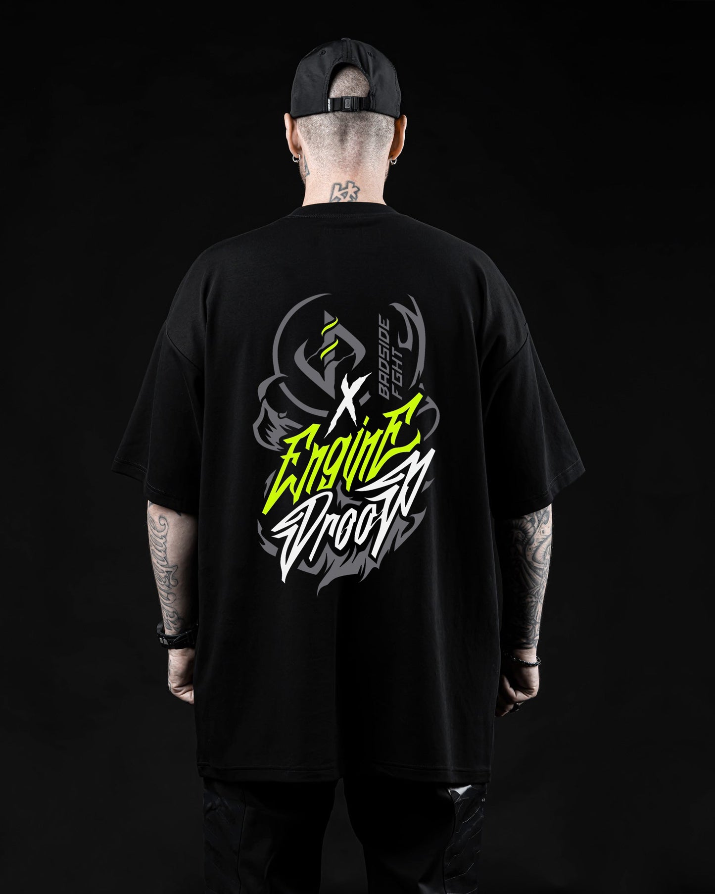 ENGINE DROOP Oversized Tee Shirt