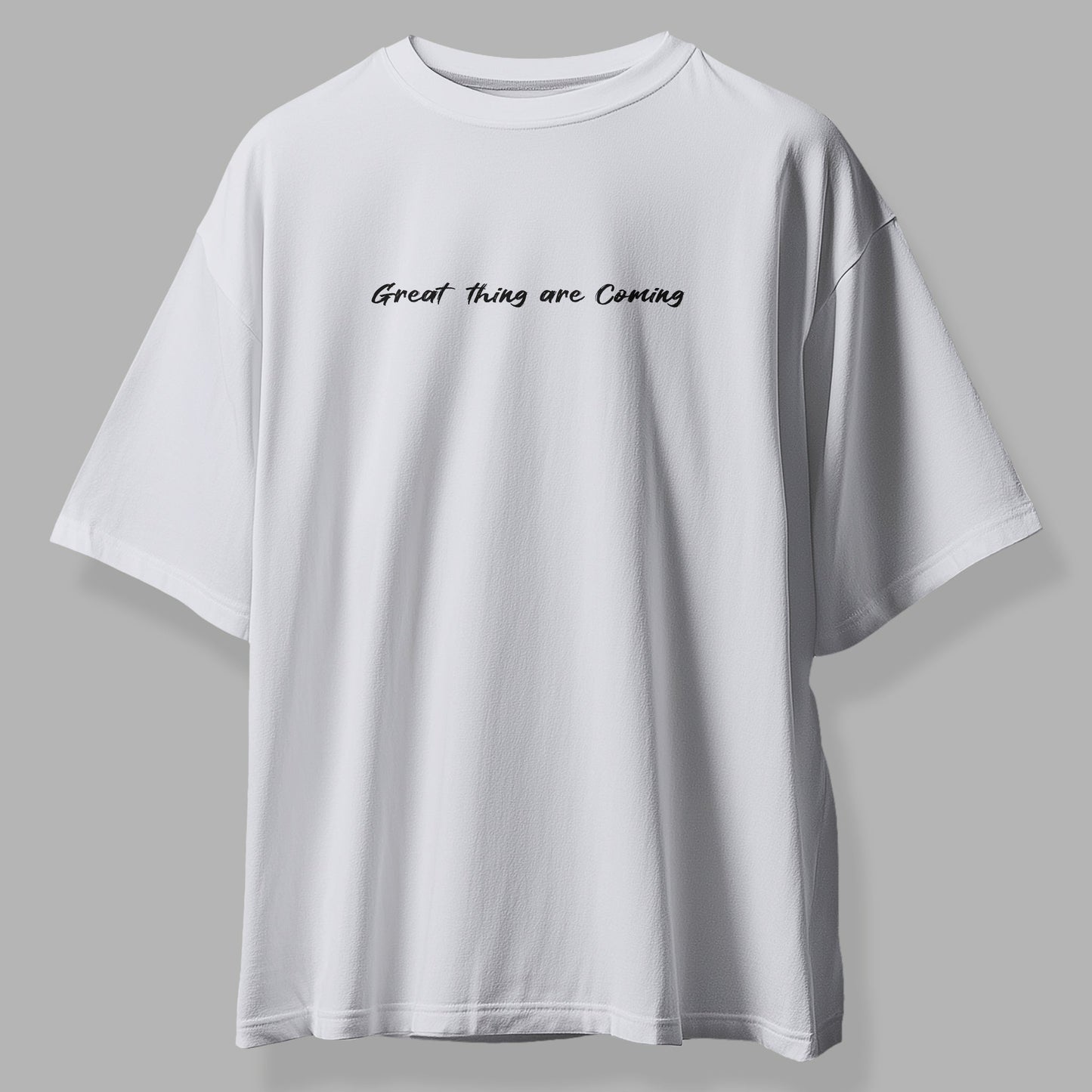 GREAT THINGS Oversized Tee Shirt