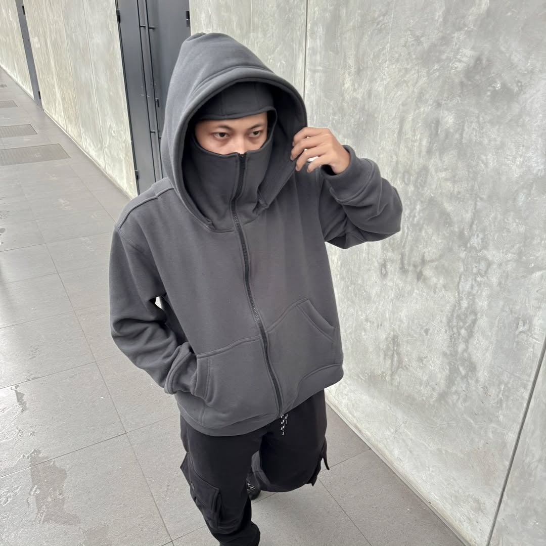 Balaclava Ninja Hoodie Zipper