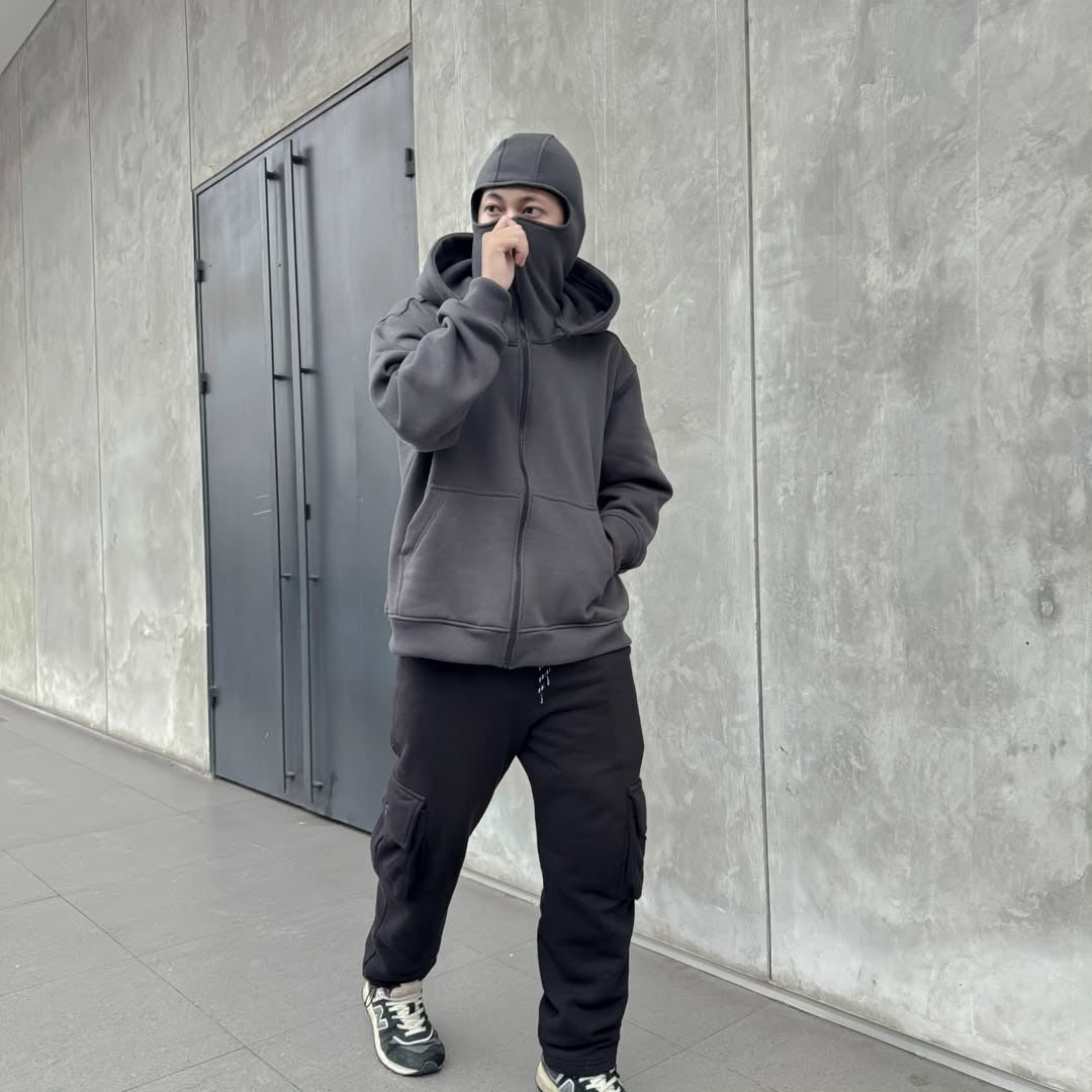 Balaclava Ninja Hoodie Zipper