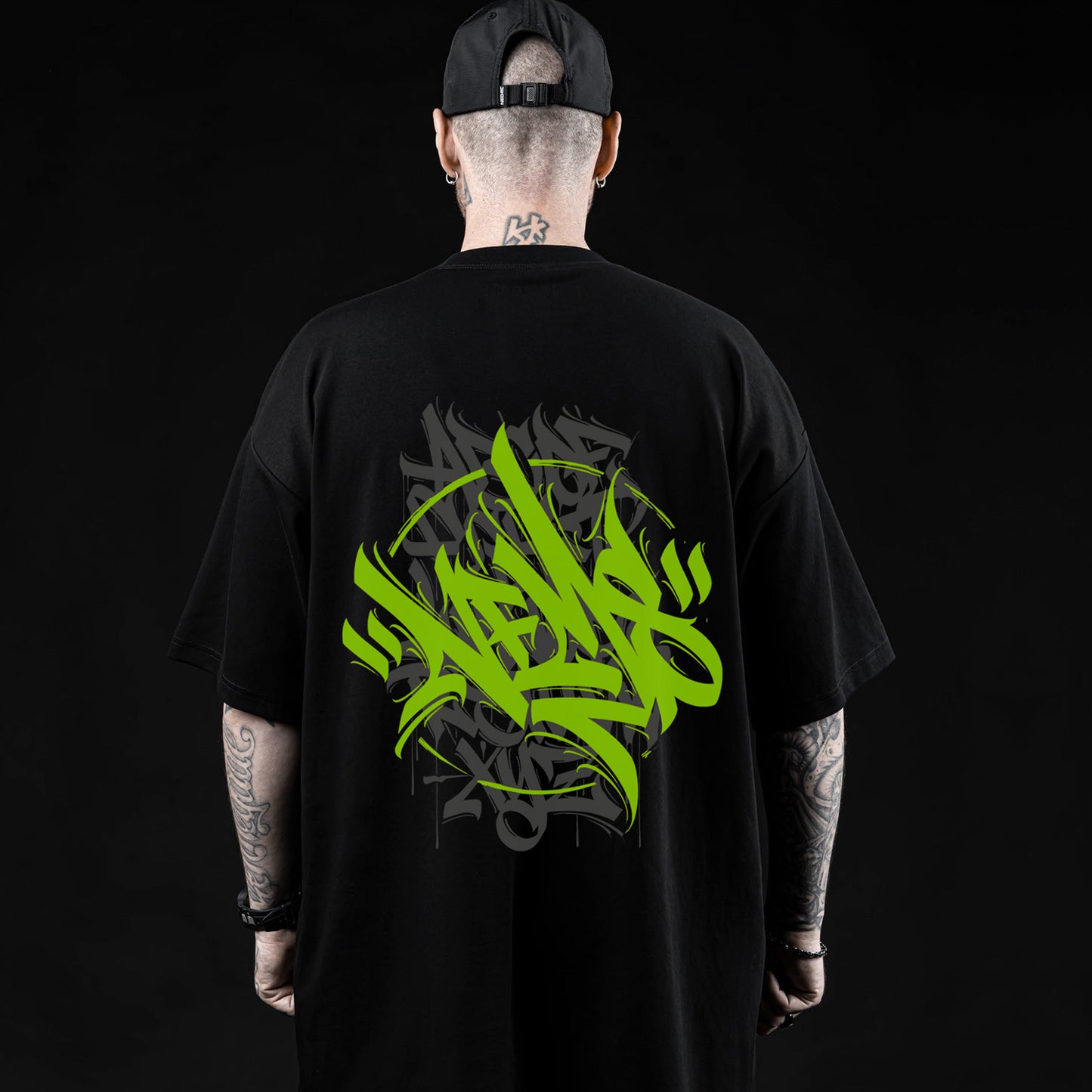 Graffti Art Oversized Tee Shirt