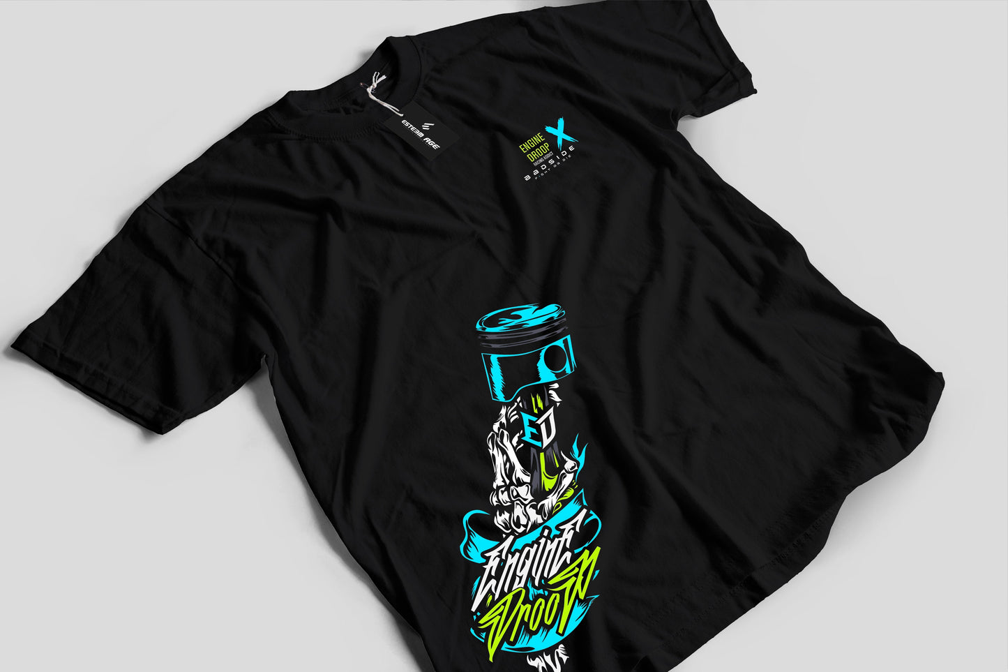 Engine Droop Graphic Tee Shirt