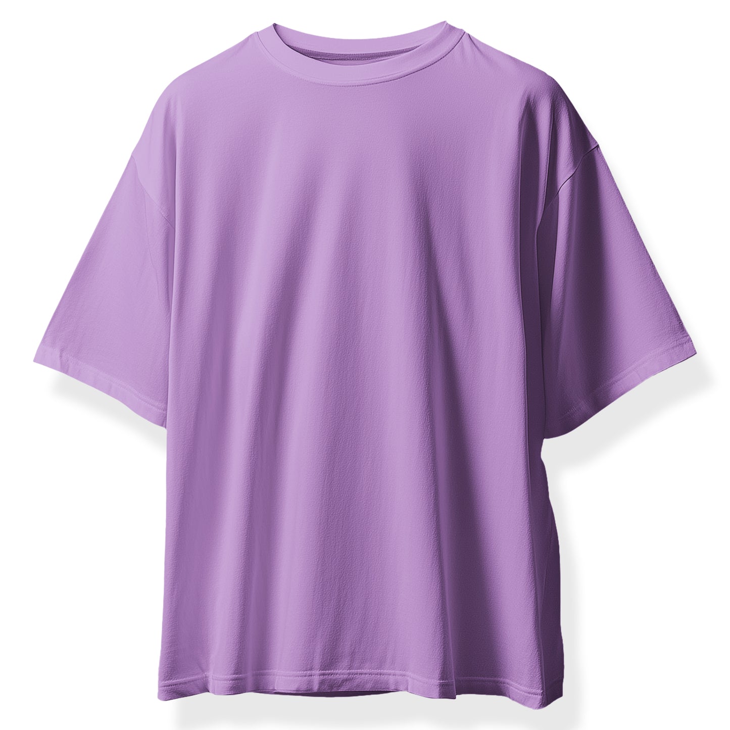 Purple Oversized Plain Tee Shirt