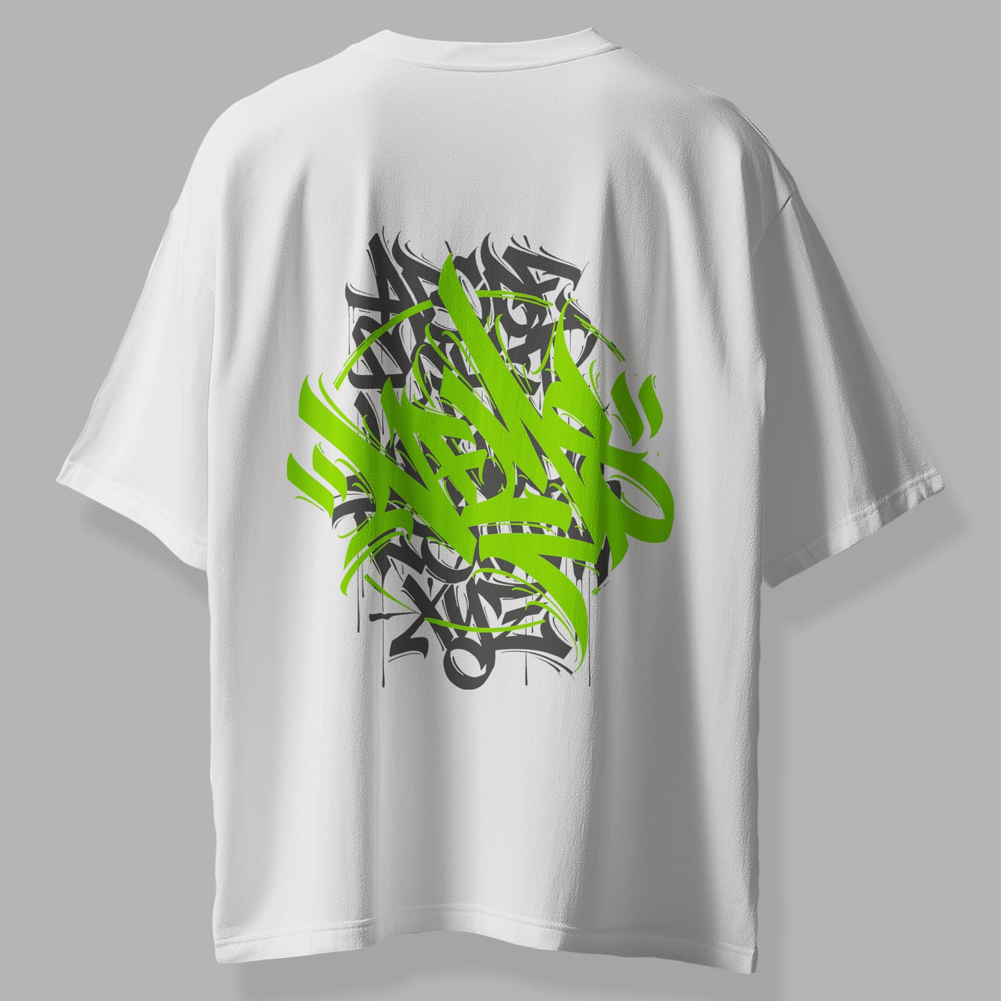 Graffti Art Oversized Tee Shirt