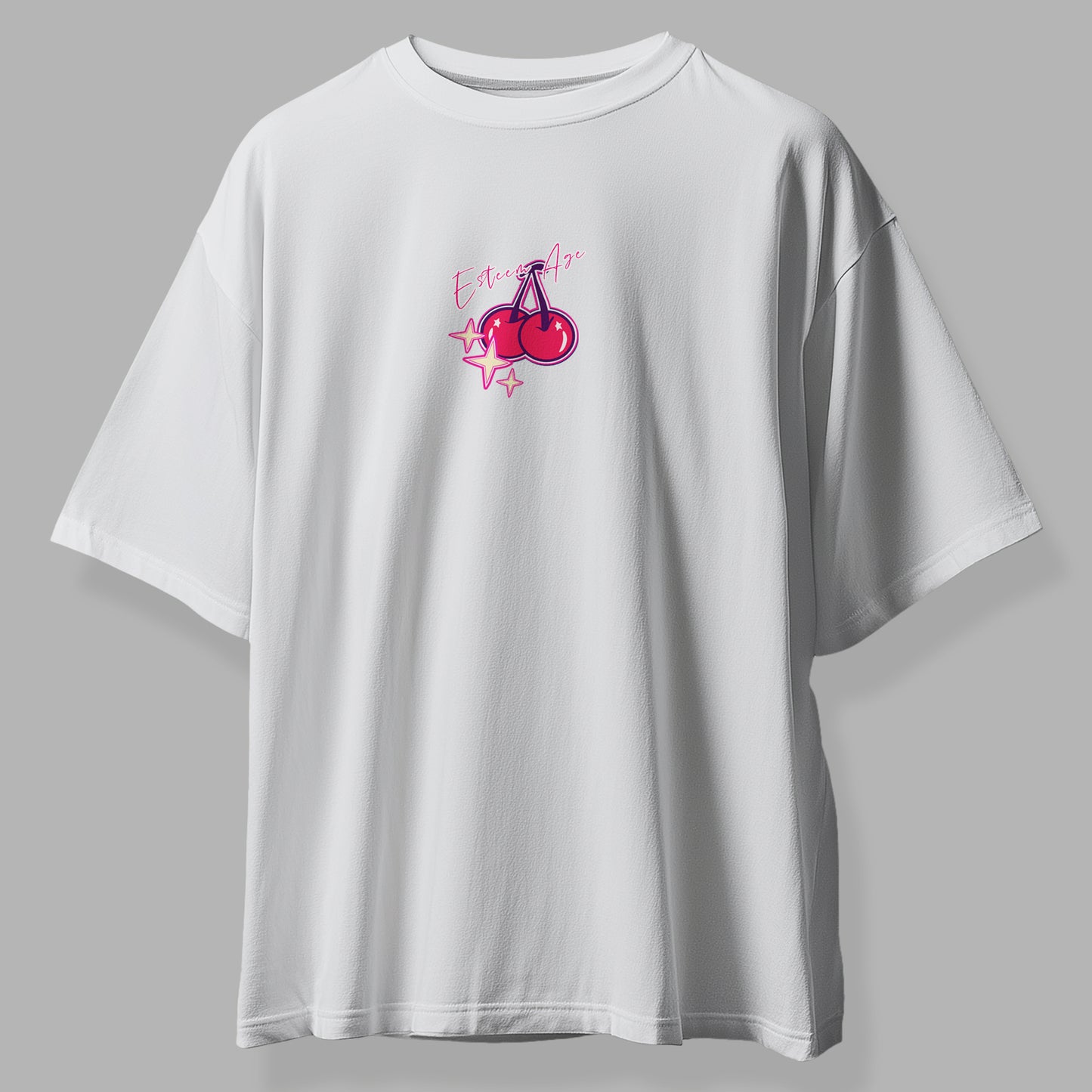 CHERRY Oversized Tee Shirt