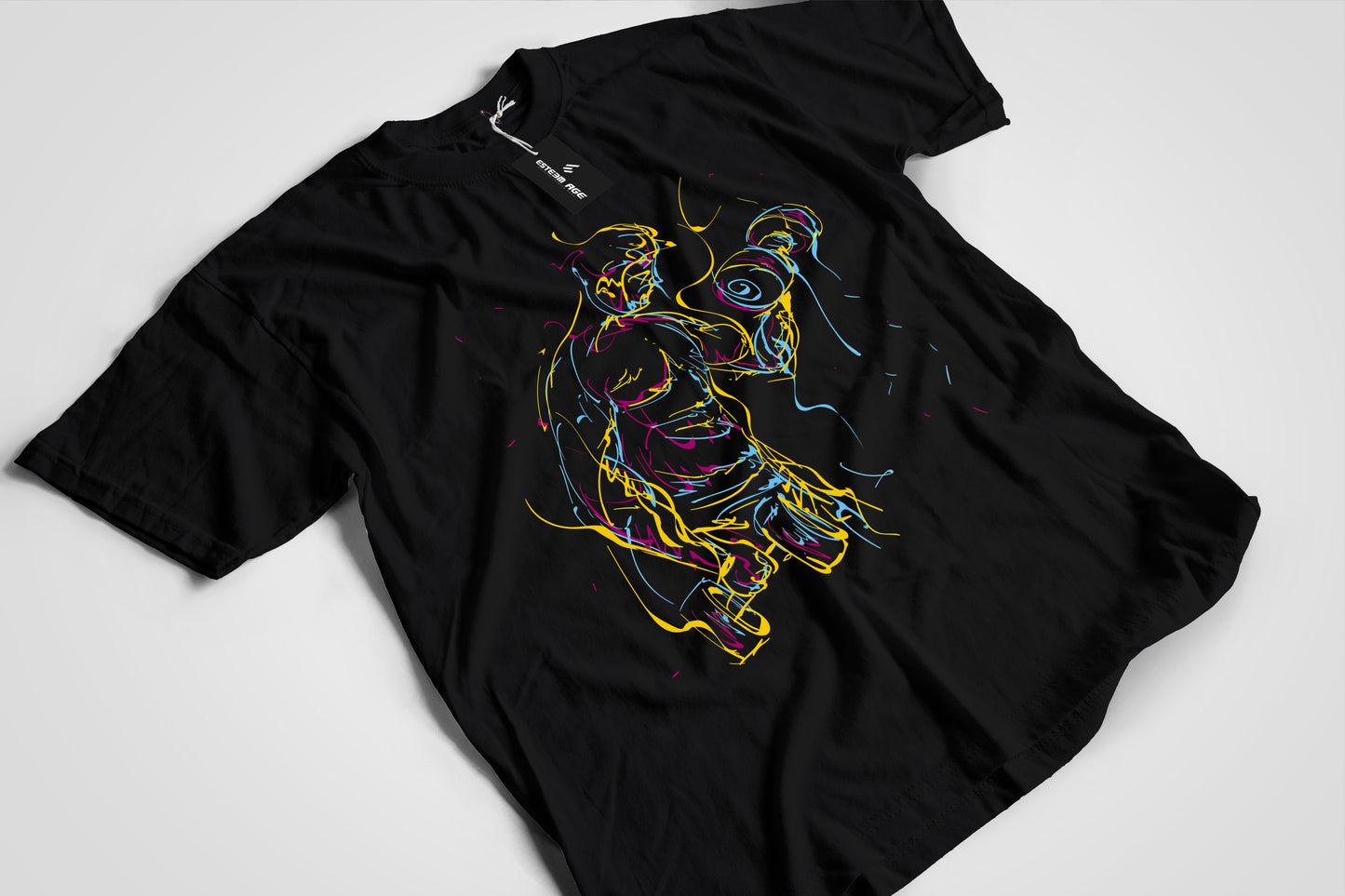 GYM Art Graphic Tee Shirt