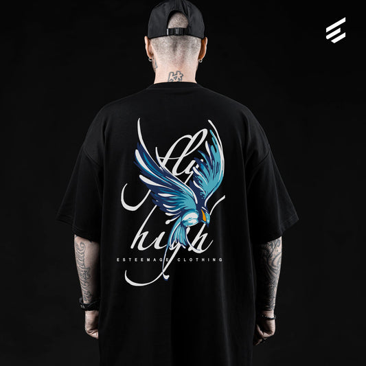 FLY HIGH Oversized Tee Shirt