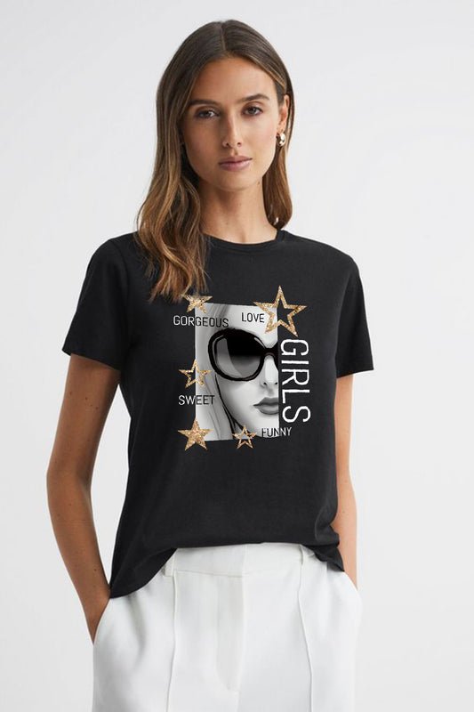 Gorgeous Girls Graphic Tee Shirt