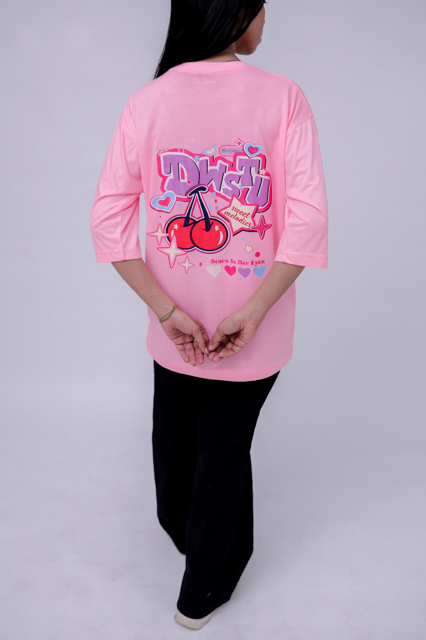 CHERRY Oversized Tee Shirt