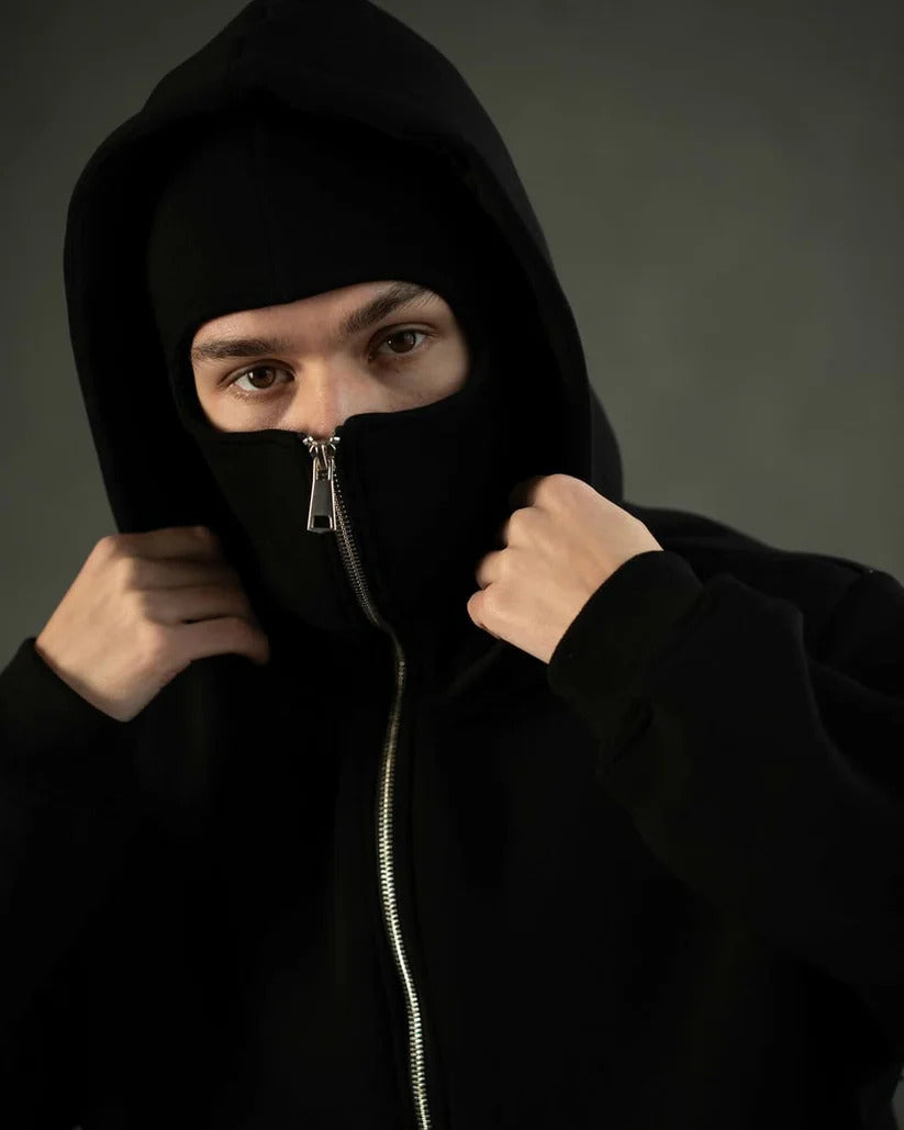 Balaclava Ninja Hoodie Zipper