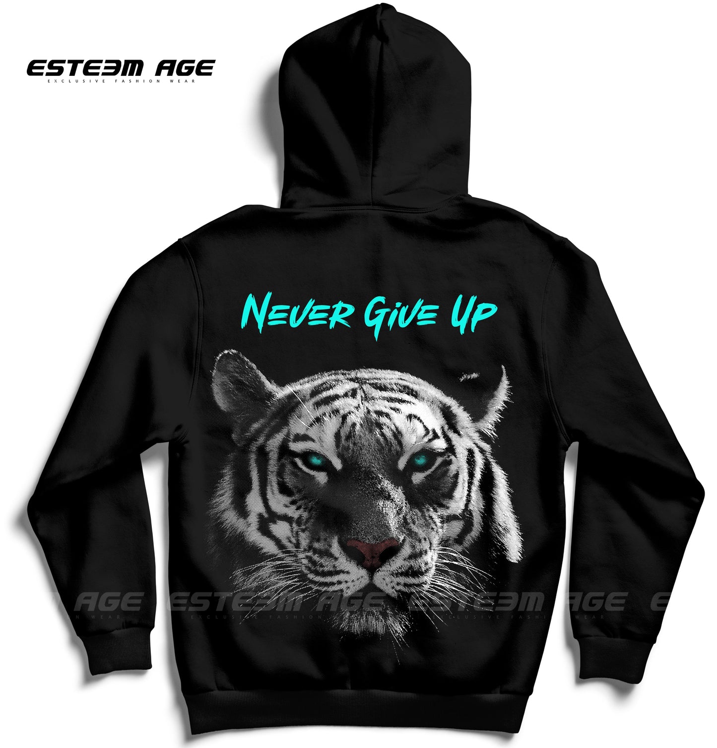 Never Give Up Fleece Hoodie