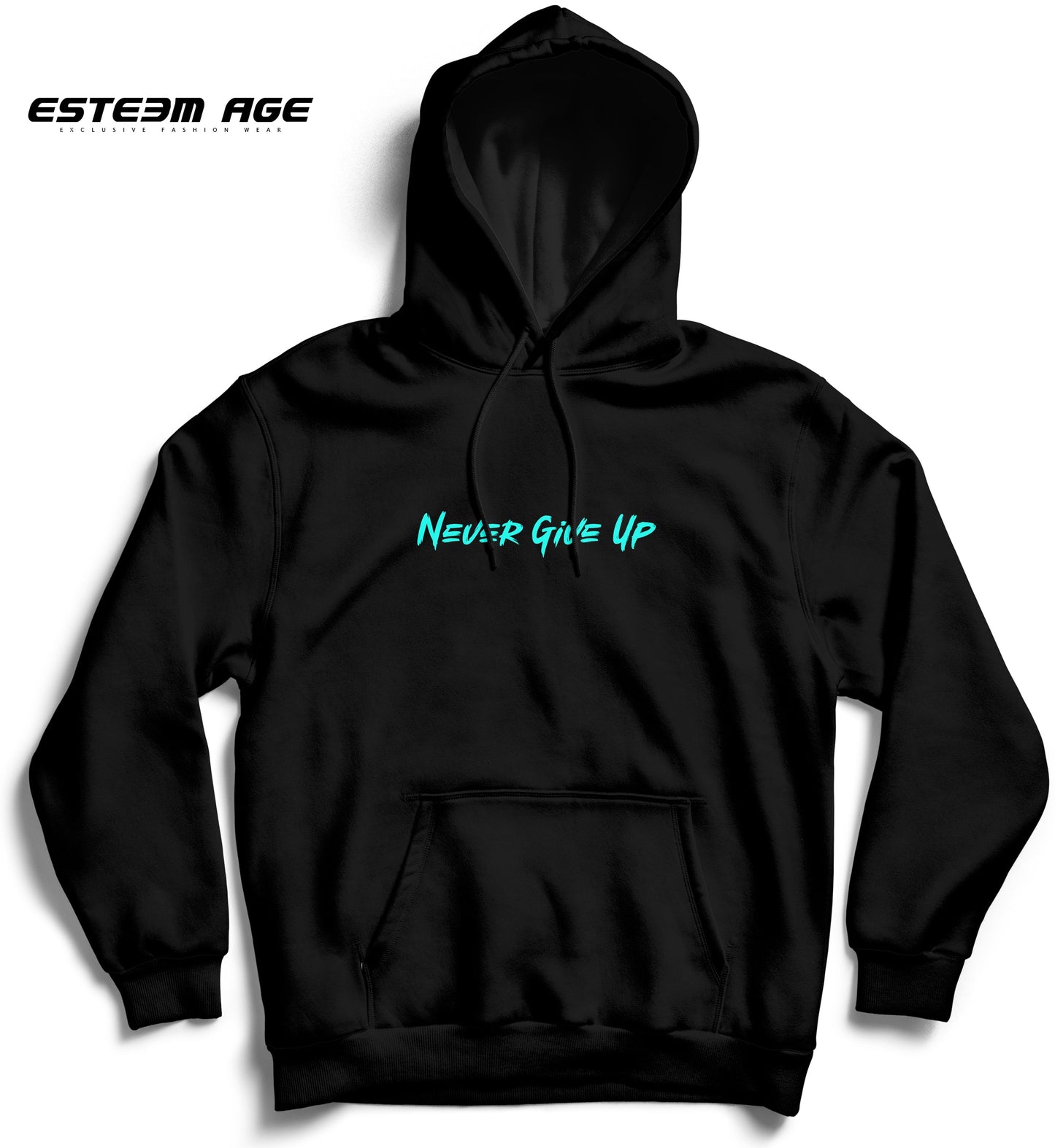 Never Give Up Fleece Hoodie