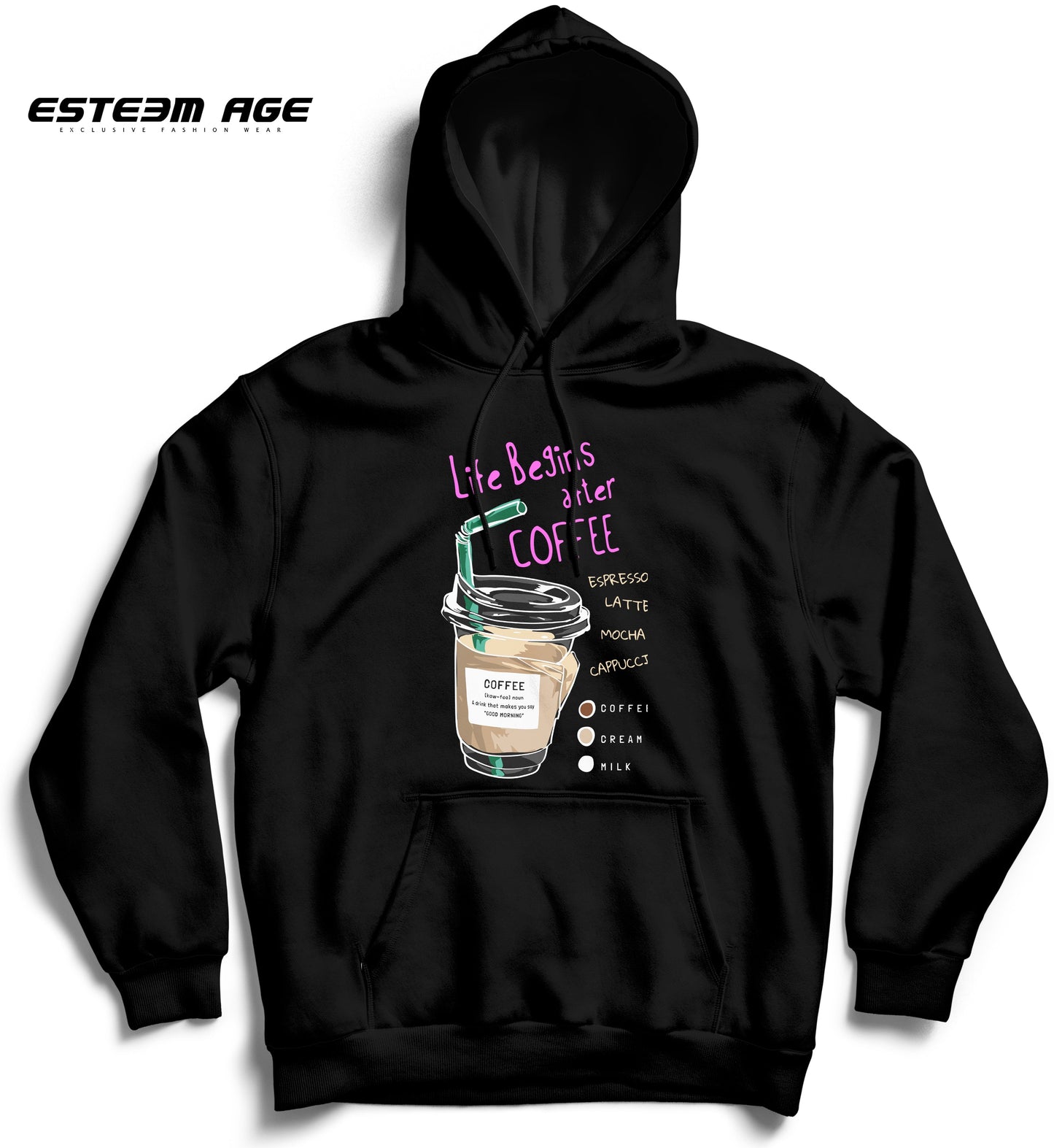 Coffee Fleece Hoodie