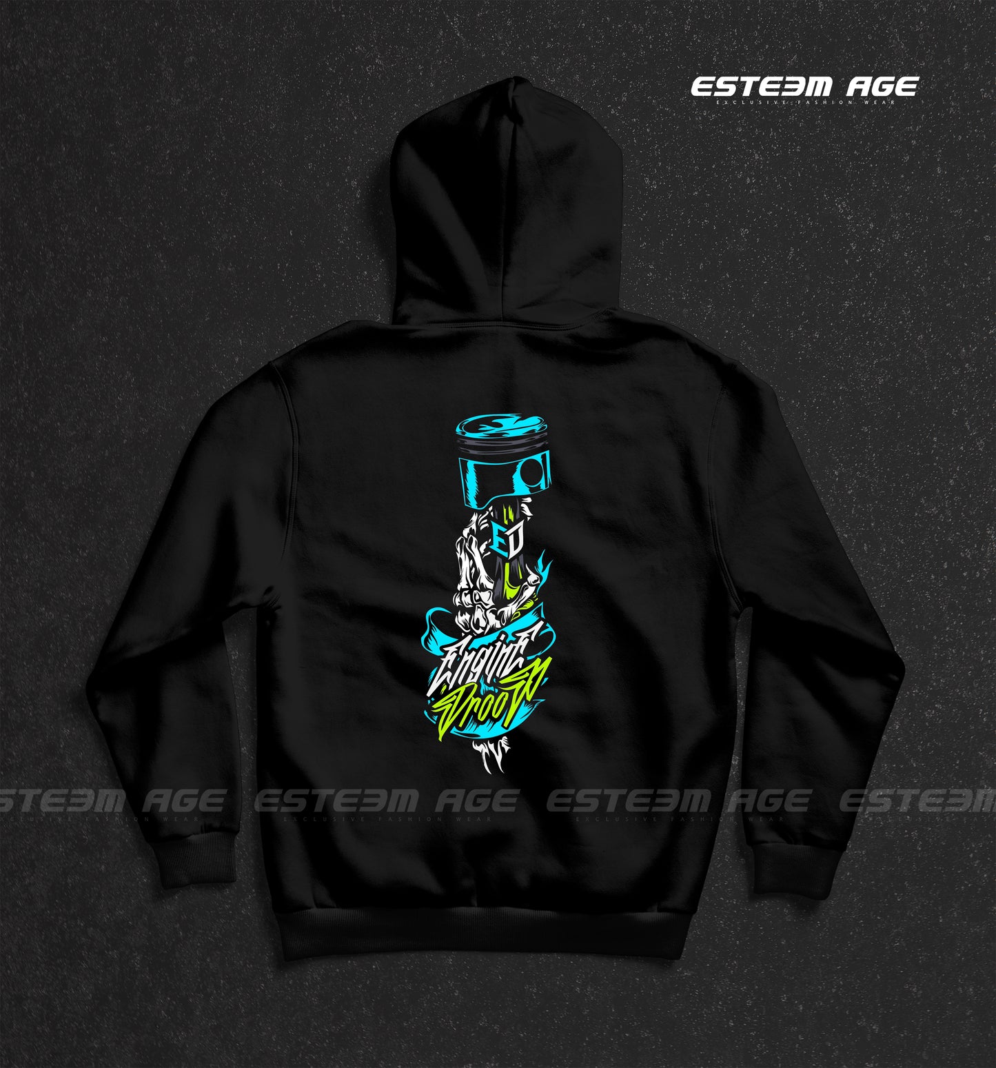 Engine Droop Graphic Hoodie