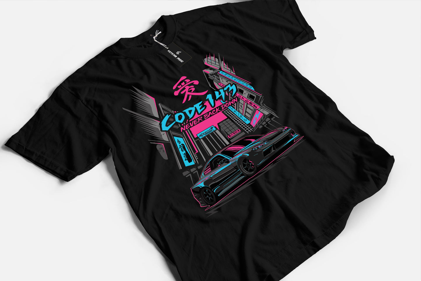 Never Back Down Graphic Tee shirt