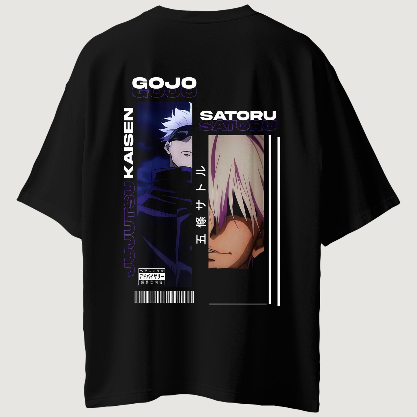 Gojo Saturo Oversized Tee Shirt