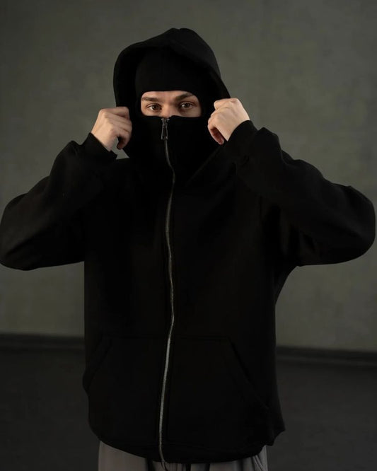 Balaclava Ninja Hoodie Zipper